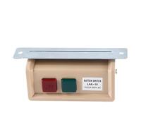 Interrupteur à bouton-poussoir marche/arrêt à deux positions LAK-10, montage encastré for machine à coudre 10 A 380 V 220 V