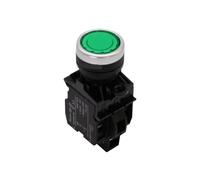Interrupteur à bouton-poussoir momentané LA42-11D déverrouillé de type presse 22 mm Réinitialisation de l'alimentation avec lumière(LA42-11D Red)