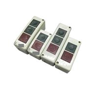 Interrupteur à bouton-poussoir momentané marche/arrêt PB-2 AC 250 V 3 A for démarreur électronique, interrupteur de commande avec boîtier