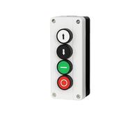 Interrupteur à bouton-poussoir momentané réinitialisation quatre positions, 4 broches, 10 A, rouge, vert, étanche, commande industrielle, alimentation NO/NF