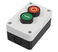 Interrupteur à bouton-poussoir momentané rouge vert AC 600 V 10 A, NO NC, 1 pièce