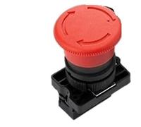 Interrupteur à bouton-poussoir momentané XB2 EA31, 22 mm, en plastique, avec flèche noire et cercle HB2, for redémarrage, démarrage et arrêt(Type-7,One normally closed)