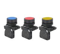 Interrupteur à bouton-poussoir momentané XB5-BA3351/BA3341/BA3311, normalement ouvert, NO/NF, 1 pièce(XB5-BA3351,2NO)