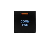 Interrupteur à bouton-poussoir pour chauffage de roue, lumière bleue ambre, adapté pour Toyota, pour Camry, pour Corolla, pour RAV4, pour Prado Interrupteur Bouton Bouton Poussoir(COMM TWO)