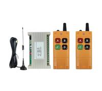Interrupteur à Bouton Poussoir Pour Grue Antenne D'aspiration For Éclairage LED Ou Moteur, Relais RF Sans Fil 2000 M DC12 V 24 V 4 Canaux 30 A, Télécommande, Récepteur, Émetteur(24V set-1)