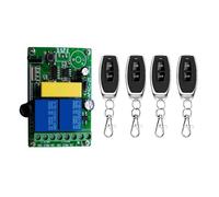 Interrupteur à Bouton Poussoir Pour Grue Module De Relais De Télécommande 2 Canaux 10 A For Moteur De Porte De Garage(Set-4)
