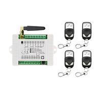 Interrupteur à Bouton Poussoir Pour Grue Relais Intelligent Sans Fil 10 A, 12 V, 24 V, 36 V, 2 Canaux, Télécommande RF, Récepteur, Émetteur(Set-4)