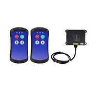 Interrupteur à Bouton Poussoir Pour Grue Télécommande Industrielle À 2 Boutons For Hayon De Camion, Télécommande Sans Fil For Grue, DC 10 V, 12 V, 24 V(2T 1R,DC-AC 36-480V)
