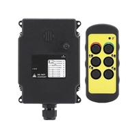 Interrupteur à Bouton Poussoir Pour Grue Télécommande Industrielle À 4 Boutons For Hayon De Voiture, Télécommande For Treuil, Palan, Grue, Commande De Levage(Set 01,AC DC100-450V)