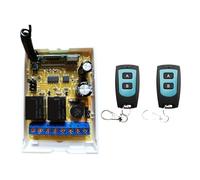 Interrupteur à Bouton Poussoir Pour Grue Télécommande Radio 2 Canaux RF Sans Fil, Relais, Interrupteur, Émetteur + 1 Récepteur/lampe/fenêtre(SET-2)