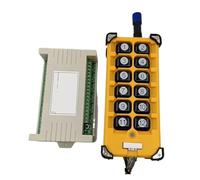 Interrupteur à Bouton Poussoir Pour Grue Télécommande Radio Sans Fil RF 3000 M DC12 V 24 V 12 Canaux For Pont Roulant, Récepteur, Bouton Numérique(24V)