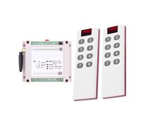 Interrupteur à Bouton Poussoir Pour Grue Télécommande Sans Fil 8 Canaux, Interrupteur D'éclairage LED, Sortie Relais, Radio RF, Émetteur Et Récepteur Étanches(Set-2)