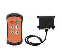 Interrupteur à Bouton Poussoir Pour Grue Télécommande Sans Fil À 4 Boutons For Grue Industrielle, Contrôleur De Camion Hydraulique, Télécommande Radio For Hayon Élévateur(Orange,1T 1R_DC 12-24V)