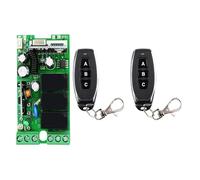 Interrupteur à Bouton Poussoir Pour Grue Télécommande Sans Fil Intelligente Multiple 3 Canaux 3 Canaux Relais RF Commutateur Récepteur Télécommande(Set-2)