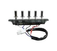 Interrupteur à Bouton-Poussoir pour Hotte de Cuisine, Commutateur de Clavier de Hotte de Cuisine, Interrupteur de Hotte de Cuisine Durable et Solide, Interrupteur à Bouton-Poussoir, 5 Bouton-poussoir