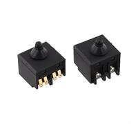 Interrupteur à bouton-poussoir pour meuleuse d'angle 100 mm compatible avec les unités de polisseuse nécessitant une fonctionnalité marche/arrêt manuelle