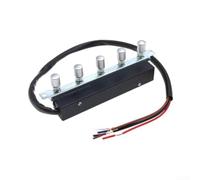 Interrupteur à bouton poussoir robuste 5 niveaux pour interrupteur de hotte - Contrôle précis de l'air d'échappement 3 vitesses Compatible avec de nombreux modèles Noir