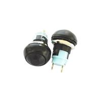 Interrupteur à bouton-poussoir rond 1/6 PCS, PBS-33A autobloquant/33B auto-réinitialisable, 2 broches, 12 mm, 3 A 250 VCA/1 A 125 VCA, équipement électrique(White 33B,1pcs)
