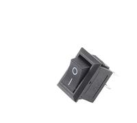 Interrupteur à bouton-poussoir SPST 3A 250V AC KCD11, 10 pièces, 2 broches, 10x15mm, interrupteur à bascule for bateau, marche/arrêt, noir, rouge, blanc, gris(2Pin Red Black)