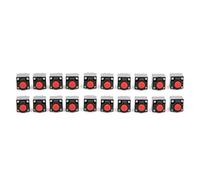 Interrupteur à bouton-poussoir tactile 20 pièces 6x6x7.3mm interrupteur Micro Tact étanche avec matériau en plastique et métal