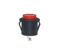 Interrupteur à bouton-poussoir tactile en métal, 10 pièces/lot, 16 mm, sans boucle, 250 V, 3 A, disjoncteur à réinitialisation automatique(Red)