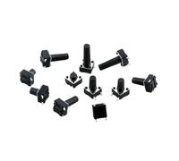 Interrupteur à bouton-poussoir tactile Lot de 20 micro-interrupteurs tactiles 4 broches 6x6x4,3/5/6/7/8/9/10 mm 0,5 A 50 V(6x6x7mm)