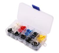 Interrupteur à bouton-poussoir tactile multicolore, lot de 25, interrupteur momentané SMD de haute qualité pour circuit imprimé Arduino, avec