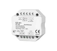 Interrupteur à bouton-poussoir variateur LED 0/1-10 V CA 110 V 220 V(L1-WT)