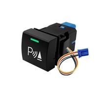 Interrupteur à bouton-poussoir vert blanc, feu de brouillard, klaxon fixe, type momentané, pour garage, compatible avec Toyota, compatible avec Camry(T-PARKING SENSOR)