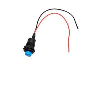 Interrupteur à bouton rond 12 mm avec câble de 20 cm, autobloquant ou non, DS-428/427/425, à réarmement automatique (lot de 5/20/100 pièces).(Self Locking Blue,20PCS)