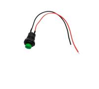 Interrupteur à bouton rond 12 mm avec câble de 20 cm, autobloquant ou non, DS-428/427/425, à réarmement automatique (lot de 5/20/100 pièces).(Self Locking Green,500PCS)