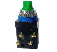 Interrupteur à bouton rotatif LA18-22X/2, montage 25 mm, 2/3 positions, 380 V, sélecteur de vitesse, bouton rotatif LA18-22X/3/2(Green,3 Position)