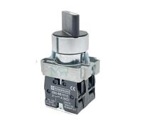 Interrupteur à bouton sélecteur à verrouillage automatique/à réinitialisation automatique 22 mm XB2-BD21 BD23 BD25 BD33 BD45 BD53 1NO / 2NO / 1NO1NC 2/3 positions(XB2-BD25 1NO1NC 2G)