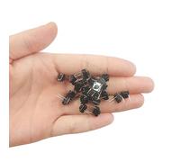 Interrupteur à bouton tactile, 6 x 6 x 5 mm, horizontal, 3,5 mm de long, 2 broches, 50 spst interrupteur à bouton, pour plaque de circuit électronique PCB