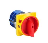 Interrupteur à came à cadenas LW26GS-32A, 1 pôle, 4 bornes, 690 V, sélecteur rotatif, marche/arrêt, deux positions, LW26GS YMW26