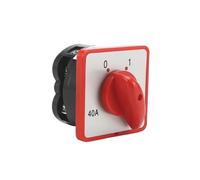 Interrupteur à came bipolaire à sélection de bouton OFF-ON monophasé HZ5D-40/7,5 L01 40A 7,5KW