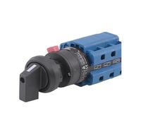 Interrupteur à came de transfert à double alimentation 380 V, démarreur électronique à trois positions, trou, 32 A, taille de montage 22 mm, LW26-32/3 Controls Switches