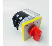 Interrupteur à came rotatif 2 positions, pôles, marche/arrêt, avec couvercle de protection en plastique, transfert manuel l'alimentation