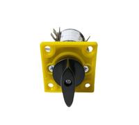 Interrupteur à came rotatif à 3 positions HZ5B-20/4DG, 4 pôles, 20 A, contact argenté, commande de moteur, sélecteur de vitesse