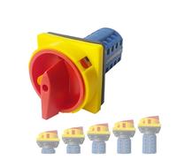Interrupteur à came rotatif à cadenas, 1 pièce, LW26GS-20A, OFF-ON, contact argenté, deux positions, commande d'alimentation, YMW26(5P 20Terminals)