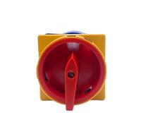Interrupteur à came rotatif à inverseur d'isolateur LW26GS-63A, bouton de coupure d'alimentation, cadenas, circuit de commande principal, OFF-ON, LW28 YMW26(3P 12Terminals)
