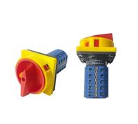 Interrupteur à came rotatif à réinitialisation automatique, 3 positions, 20 contacts, 5 pôles, 690 V, 20 A, LW26GS-20/5