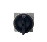 Interrupteur à came rotatif avec cadenas, 690V, 20a, avec grande plaque OFF-ON, 2 positions, 4 pôles, 8 bornes, sélecteur principal, arrêt d'urgence, LW26-20/2GS, Pièces(Grey Panel)