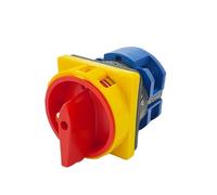 Interrupteur à came rotatif marche/arrêt, cadenas 2 chiffres, unipolaire, 690 V, 63 A, arrêt d'urgence, LW26GS-63/1 YMW26