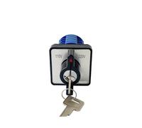 Interrupteur à cames à bouton rotatif YMW26 LW26-20YS2/4, commande électrique double puissance 20 A, 4 pôles, 3 positions, 110 V-OFF-220 V, avec inverseur à clé