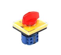 Interrupteur à cames à transfert manuel, 1 pièce, SZW26/LW26-20 C04.2, 660 V, 20 A, deux positions, marche/arrêt, 8 vis, 64 x 64 mm