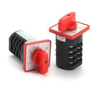 Interrupteur à cames HZ5D-20/4 20 A 4 kW - 3 positions, 4 pôles, interrupteur de fin de course for applications M07/M08, 1 pièce(20A 4 M07)