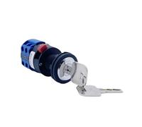 Interrupteur à cames inverseur à clé 20 A à trou LW26-20/2, double alimentation, démarreur électronique, ouverture inversée 22 mm Controls Switches