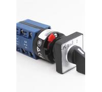 Interrupteur à cames LW26-10/2S trou unique, 16,2 mm, double conversion de puissance, moteur, commande levage avant et arrière, 10 A