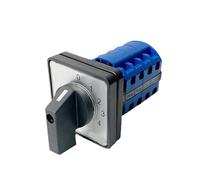 Interrupteur à cames LW26-20/4, 4 pôles, multipositions, 20 A, 660 V, inverseur rotatif, 16 bornes, YMW26-20, 1 pièce